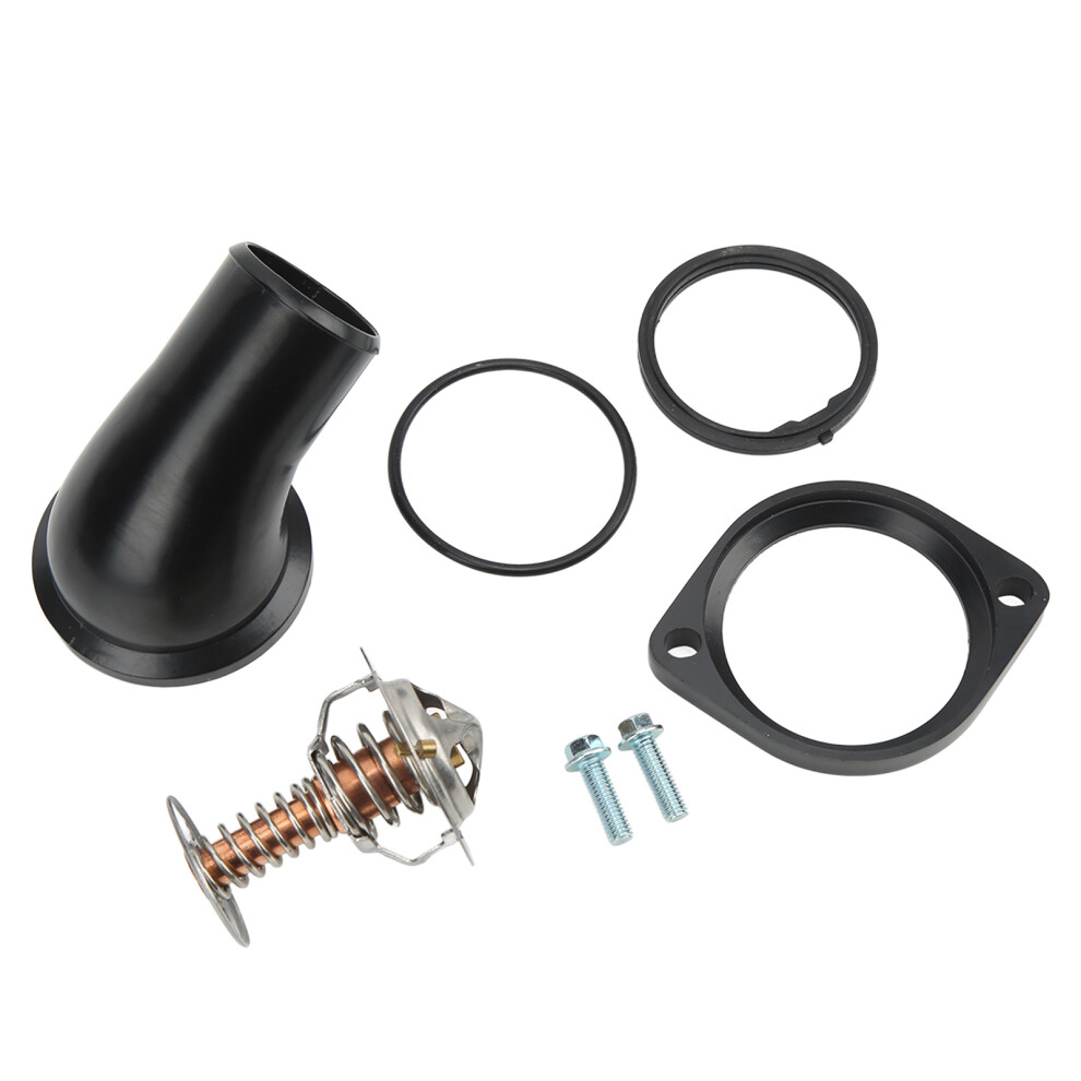45 Water Neck Housing With Thermostat For Ls Ls1 Ls2 Ls7 - Black 4681390379561