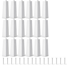 Aluminum Siding Corners 8 Inch Exterior Siding Corner Caps Smooth Siding Aluminum Corners for Mobile Homes 16 Pieces