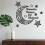 Ramadan Crescent 3D Acrylic Mirror Wall Sticker for Doors Windows Closets 3
