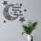 Ramadan Crescent 3D Acrylic Mirror Wall Sticker for Doors Windows Closets 8