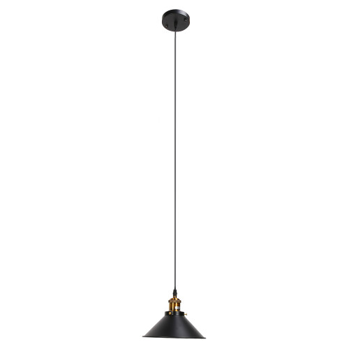 Smedejernsloftlampe i retro-stil, industriel stil, E27, sort