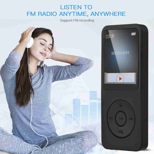 1.77 Inch TFT 32GB MP4 MP3 Player with Bluetooth, Black 1