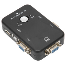 USB 2.0 KVM-Schalter 1920x1440 Dual-Monitor 2-Port für Win XP