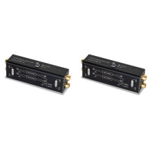 2X Aislador de Señal de Audio Profesional Filtro Eliminador de Ruido de Corriente de Audio Interfaz RCA Aislador Pasivo Conectar y Usar