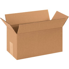 12x6x6 Boxes 25 Pack Kraft Corrugated Boxes for Durable Protection and Easy Packing