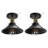 Sort loftslampe i jern med E27-fatning 1