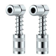 90 Degree Grease Coupler Adapter 3  Angle Swivel Snap Right Side Accessory for Farm Truck Automotive (2 Pcs)