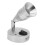 LED RV Reading Light 12V 3W Silver Interior with Switch, Flexible 15cm 12
