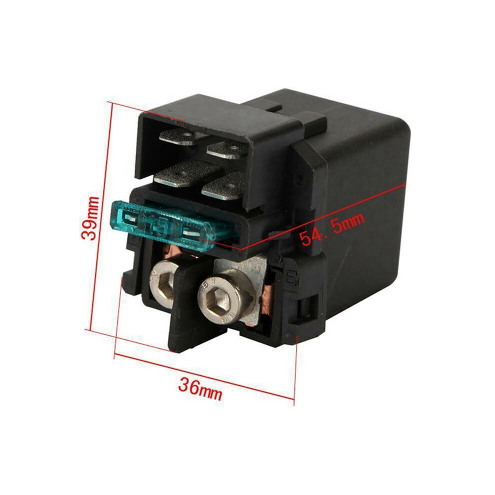 4X Cru Relay Solenoid For Cbr1000 Shadow Vt 1100 Vtx St 1300 Cb750sc Black 4711554220443