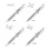 Pencil Soldering Iron Tips Replacement for Pinecil Micro-Type Soldering Iron, PTS200/TS100 Portable Solder Pen Tool 3