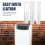 Portable Window Adaptor Window Slide Kit Plate Adjustable Air Conditioner Window Kit Practical Slide Plate Wind Shield 3