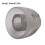 10 Pcs Black Soft Silicone Hearing Aids Open Domes, 5mm Eartips 4