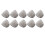 10 Pcs Black Soft Silicone Hearing Aids Open Domes, 5mm Eartips 8
