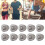 10 Pcs Black Soft Silicone Hearing Aids Open Domes, 5mm Eartips 13