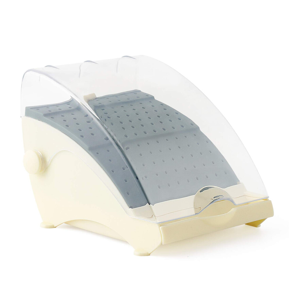 Dark/Green 142 Holes Dental Bur Holder With Protective Cover, Bur Block Organizer For Dentist Tools