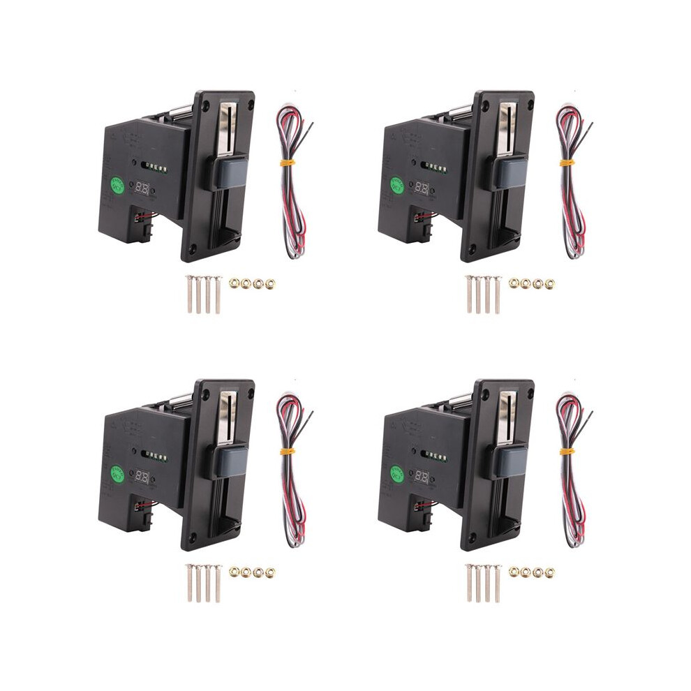 4X Multi Coin Acceptor Coin Pusher Memory For Vending Machine Arcade Game Ticket Exchange 4712517888946
