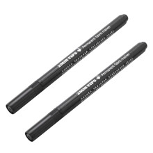 2 X Stylos Marqueurs De Tissu Couleurs Permanentes Pour VĂŠTements T-Shirt Chaussures Textile DIY Noir