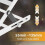 2Pcs Adjustable Cutting Machine Support Frame,Foldable Cutting Machine Work Support Stand, Cutting Machine Attachment 1
