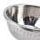 22cm Rustproof Stainless Steel Vegetable Washing Basket, Silver 11