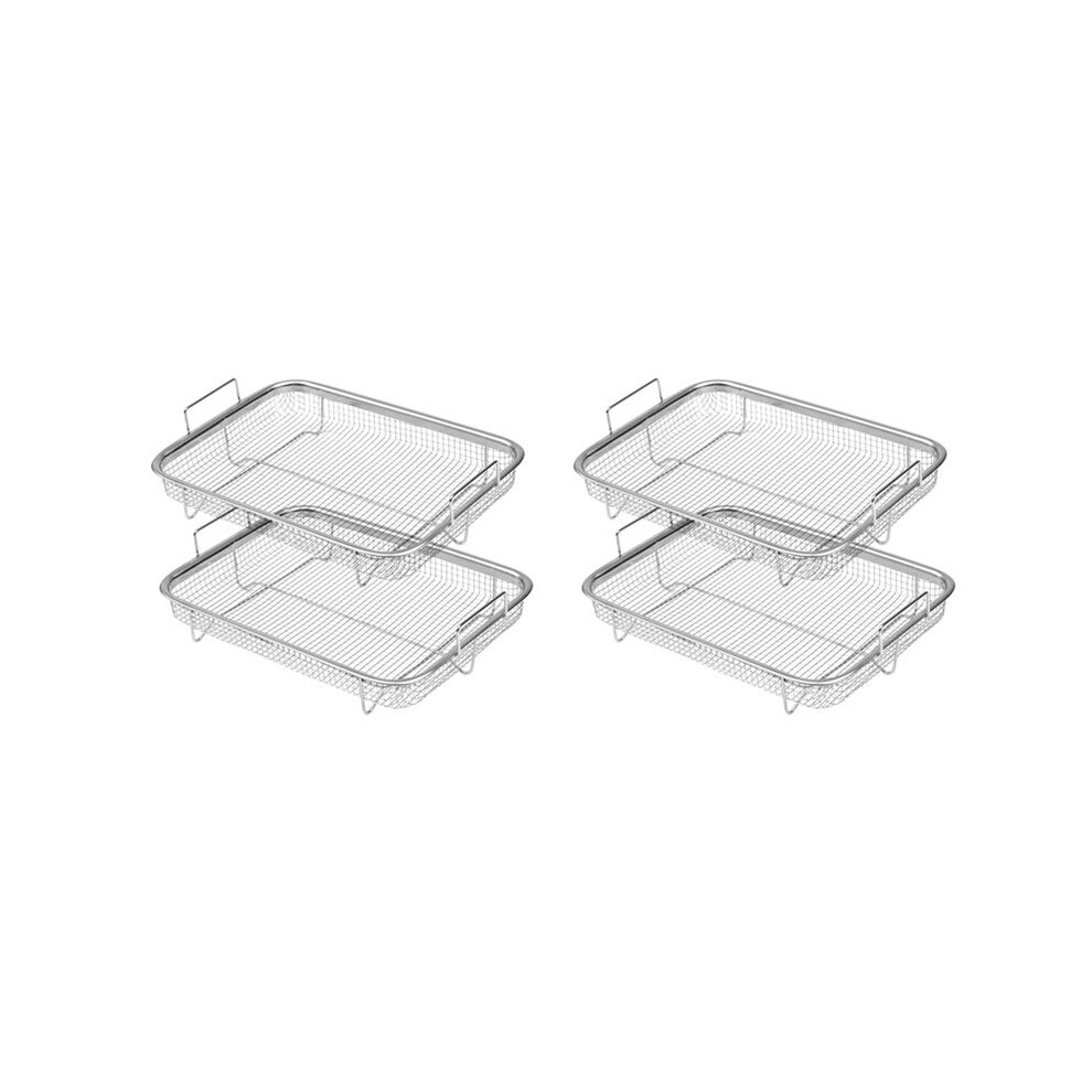 4X Air Fryer Basket For Oven, Stainless Steel Grill Basket, Non-Stick Mesh Basket, Air Fryer Tray Wire Rack Basket 4714025289000