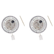 2X NH35 NH35A Uhrwerk Hochpräzises Mechanisches Uhrwerk Datum Bei 3 Datumsrad 24 Juwelen Automatischer Selbstaufzug