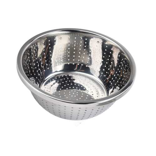 24cm Rustproof Stainless Steel Vegetable Washing Basket, Silver, Multifunction 1