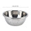 24cm Rustproof Stainless Steel Vegetable Washing Basket, Silver, Multifunction 3