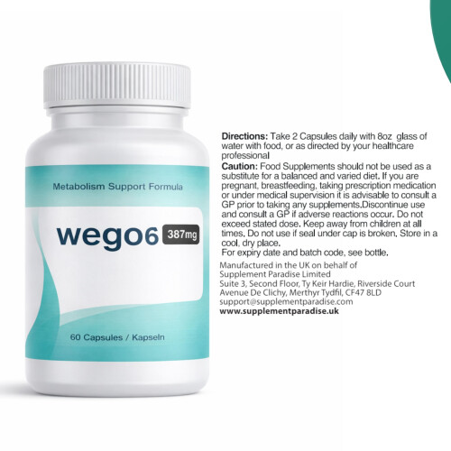 Wego6 - Metabolism Support Formula -1 Month Supply 1