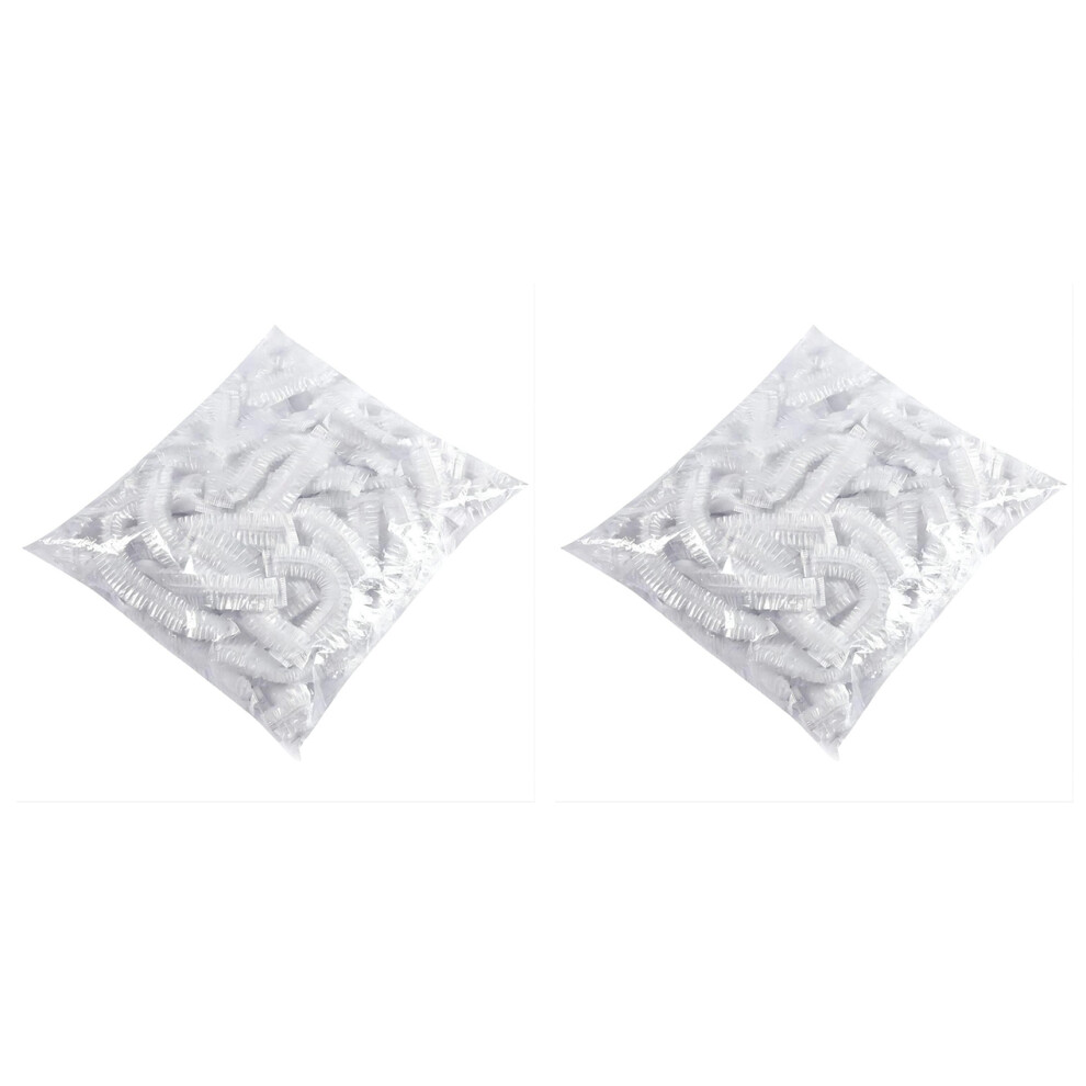 200 Pieces Of Plastic Wrap Bowl Lids, With Elastic, Plastic Stretchable Food Lids 6032356047105