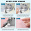 Universal Sömnad Rullfållfot Rullfålltrycksfot för Symaskin 6 St,(3/4/5/6/7/8mm) 4