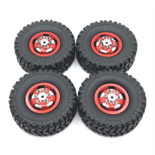 4Pcs Replace Tire Wheel for MNMODEL 1/12 MN82 LC79 MN78 D90 D91 D96 99S for WPL 1/16 Full Series RC Car Parts A