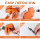 Drill Bit Sharpener - Electric Grinding Sharpener Tool for All Bits Including Twist Bits,Carbide,Knives and Scissors 3