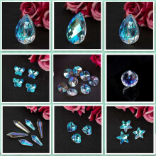 370 Stuks Kristallen Suncatcher Kits Hangende Kroonluchter Kristallen Prisma Onderdelen Rainbow Maker Hangers DIY Zon Catchers Kralen