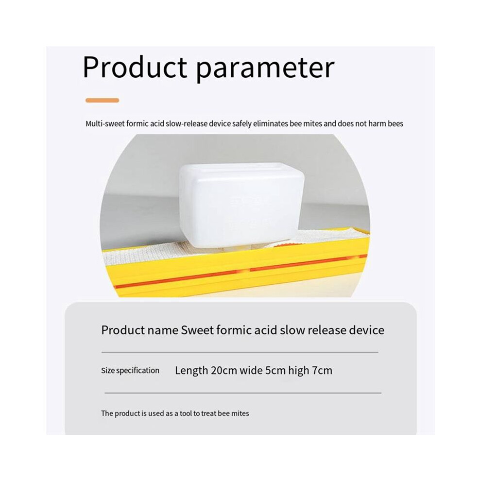 Formic Acid Treatment Of Varroa Mite Slow-Release Device Beehive Mite Treatment Tools Beekeeping Equipment 4712756106092