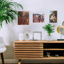 24 Pieces 7 Inch Adhesive Vinyl Record Holder Clear Album Record Wall Mount Floating Vinyl Record Shelf for Collection