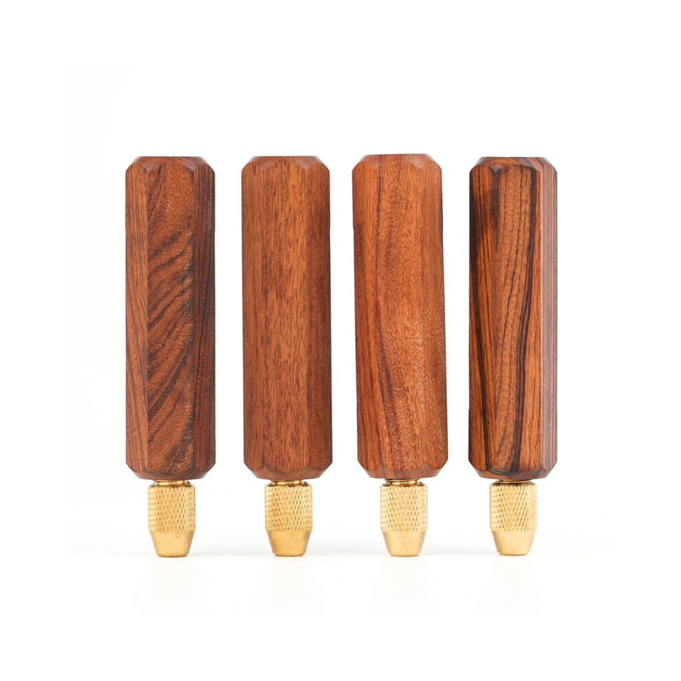 Solid Wooden Handle Acid Branch Wood Handle Titanium Plated Diamond File Small File Handle With 10Pc File 6031773014028