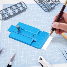 Slide T Ruler Gravura Faca Caneta Kit Ferramenta Auxiliar de Corte para Corte DIY Placas de Plástico e Linhas de Gravura
