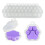 100 Pack Wax Melts, Cat'S Paw Transparent Empty Plastic Wax Melt Container for CorelessTart Candles 4