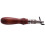 6X Solid Adjustable Pro Stitching Groover And Creasing  Beveler Leathercraft Sets To Sew Crease Leather  Tool 2