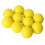 20pcs Yellow Soft Elastic Indoor Practice PU 3