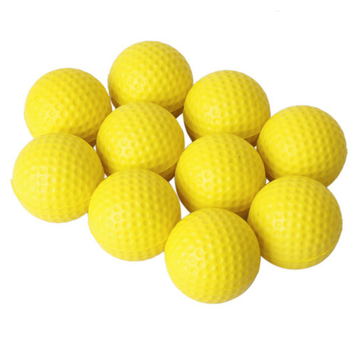 20pcs Yellow Soft Elastic Indoor Practice PU 2