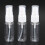 100-pack Empty Clear Plastic Fine Mist Spray Bottles with Microfiber Cleaning Cloth, 20ml Refillable Container 2