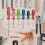 4 PZ Porta Cacciavite Pegboard Multi-Tool Holder Accessori Pegboard Accessori Multi-Ring Tool Holder per Pegboard 7