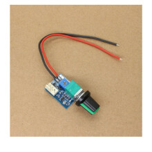 2X 12V Regolabile 0%- Regolatore di Velocità Della Ventola PWM con Interruttore Un Manopola Regolatore di Velocità Della Ventola Un 4 Fili