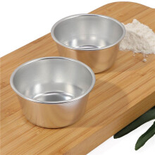 16 Pieces Individual Molds Pudding Molds Cups  Chocolate Molten Pans Non-Stick Cupcake Cake Cookie Pudding Mold
