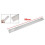 4Pcs 50cm Clear Plastic Measuring Long Straight Centimeter Ruler 3