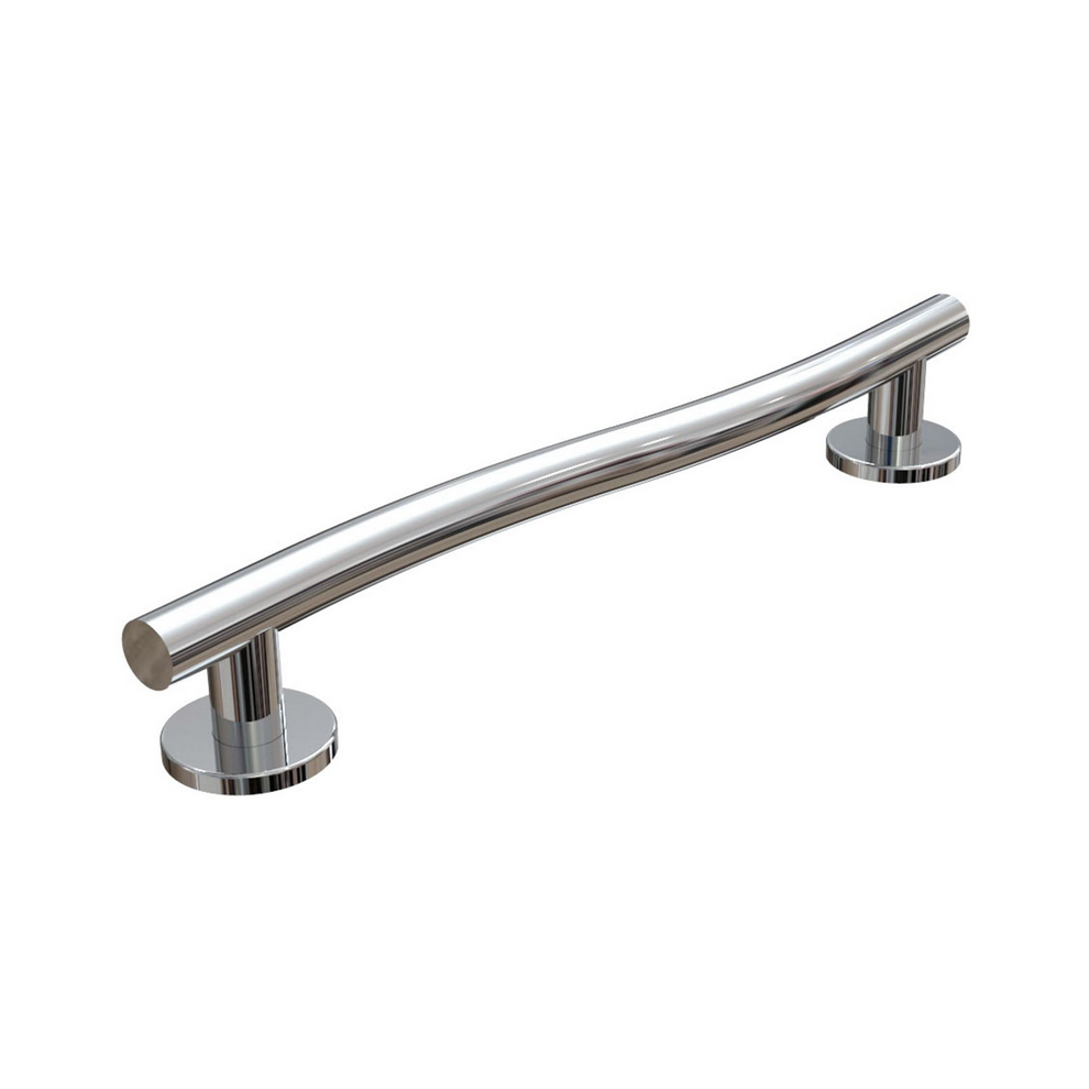 Euroshowers Wave Stainless Steel Safety Grab Rail Bar - 12"