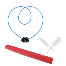 Trumpet Cleaning Kit with Flexible Tube Brush for Cornet Maintenance, Fast Deep Cleaning Support