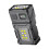 Practical Waterproof Rechargeable Flashlight with 3-DC08 black 1