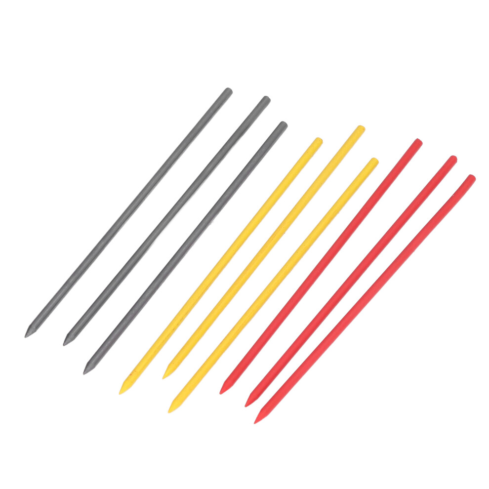 24 Refill Leads for Carpenter Pencils Red Yellow